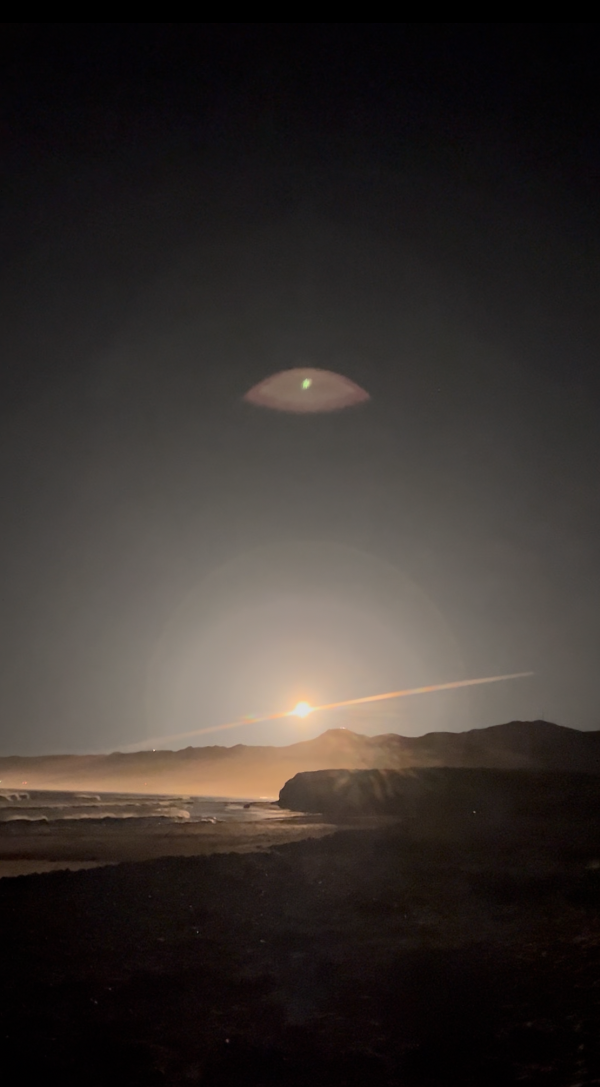 Rocket launch from Jalama Beach